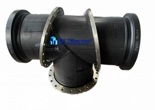 Тройник фланцевый ПЭ 560 мм SDR17 Ру10